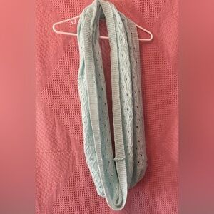 Light Blue Knit Infinity Scar